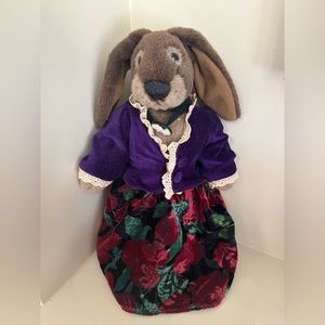 Cute Vintage Stuffed Rabbit Cottage Collectibles Mrs Hopkins